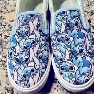 Disney Stitch slip on sneakers